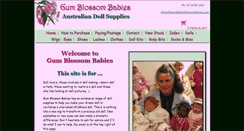 Desktop Screenshot of gumblossombabies.com